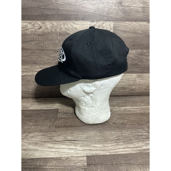 Vtg Annco Oakland Las Vegas Raiders Script Snapback Hat Embroidered Logo Dazzle - Picture 6 of 10